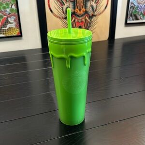 Starbucks 23/24 Glow in the dark slime 24oz tumbler.